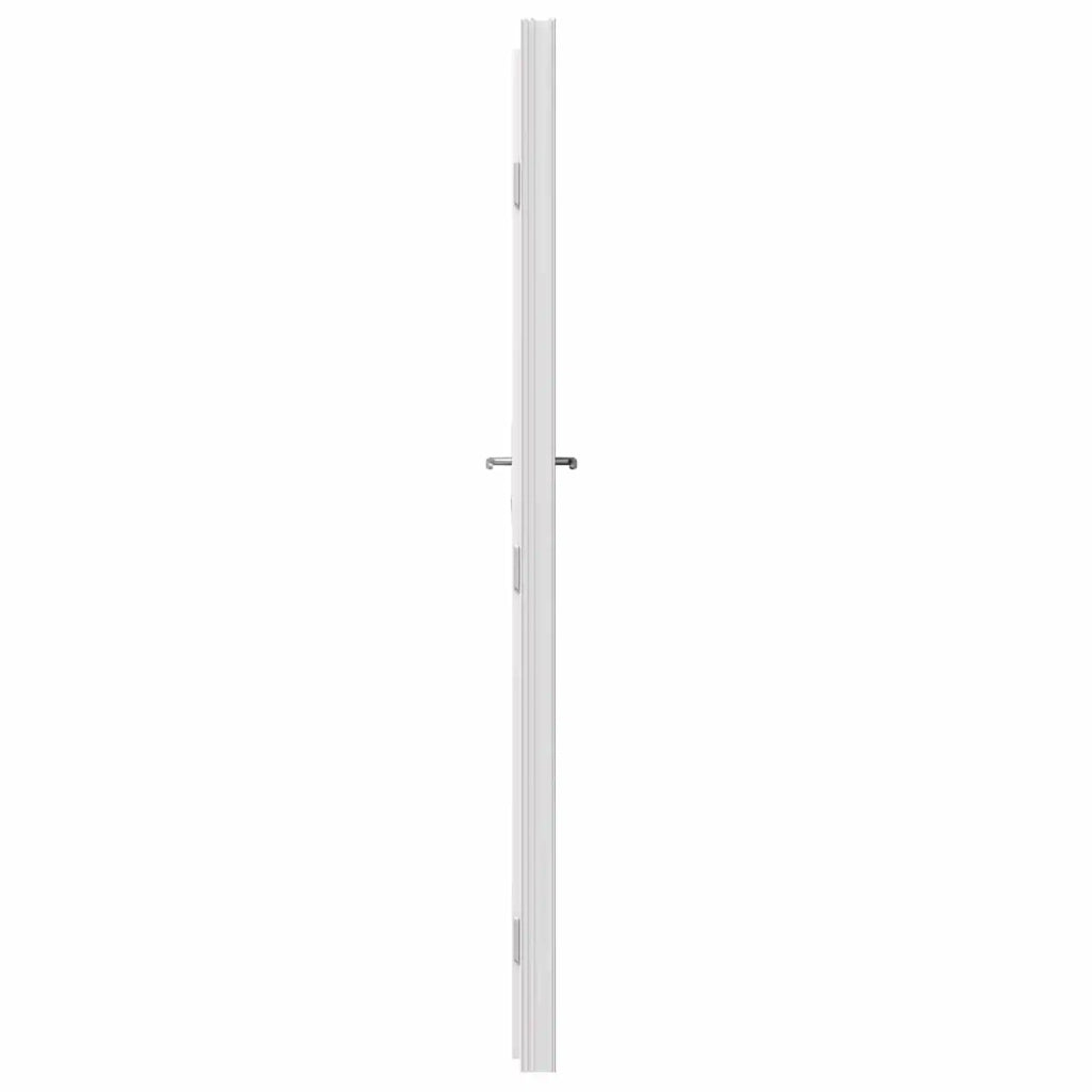 Porta d'ingresso laterale Antracite 88 x 198 cm PVC 3445754