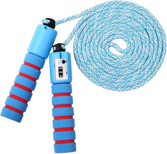 Springtouw per bambini con contatore automatico - manubri antiscivolo