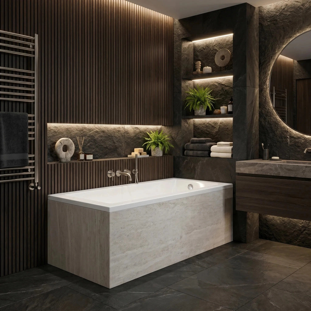 Vasca Da Bagno Acrilica Da Incasso Rea Prima 150
