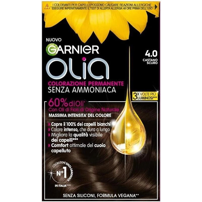GARNIER OLIA TINTA CAPELLI 4.0 CASTANO SCURO