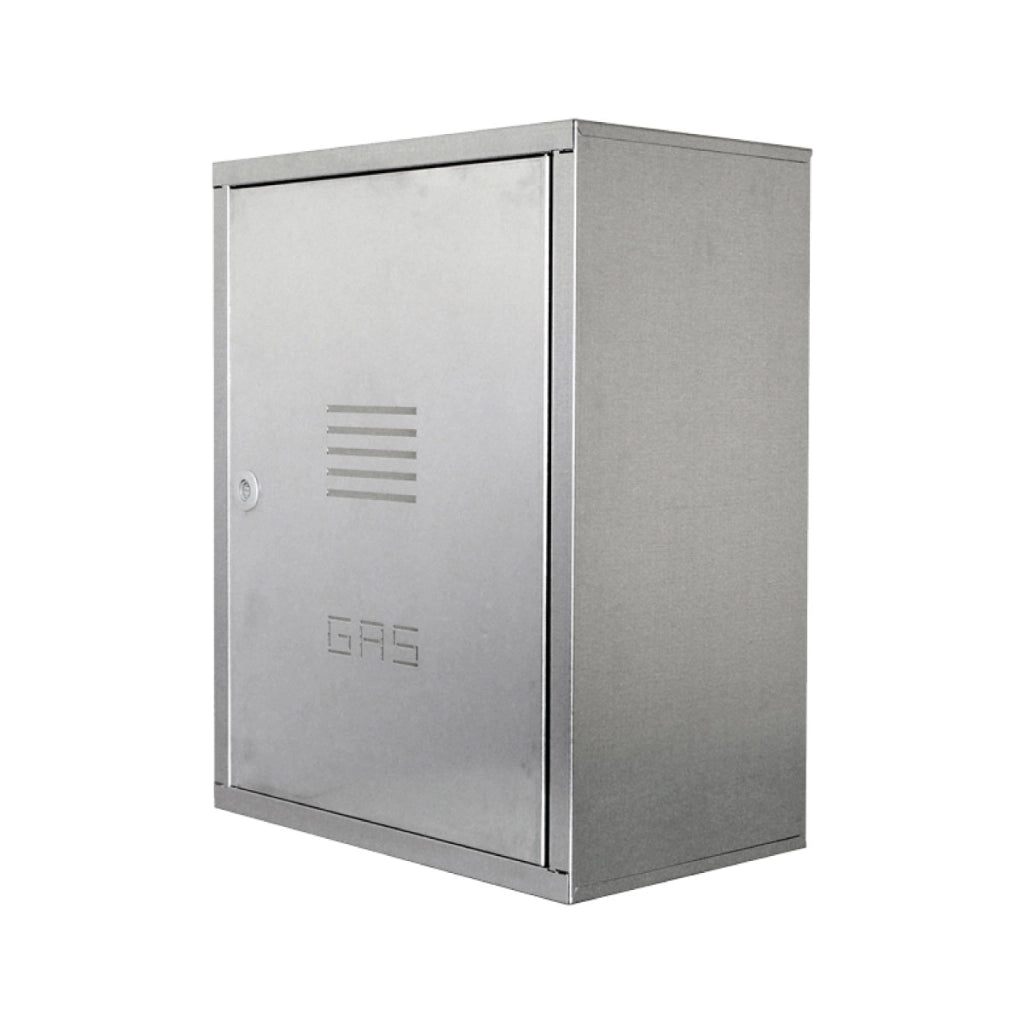 CASSETTA PER CONTATORE GAS GENIA IN LAMIERA ZINCATA  -Varie Misure-  H 45 x L 34 x P 24