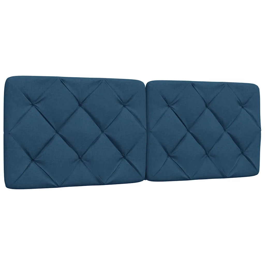 Letto con Materasso Blu 140x190 cm in Tessuto 3310740