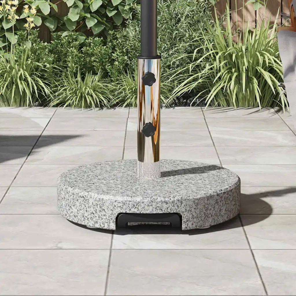 Base per ombrellone-Supporto per ombrellone Grigio ? 45 x 37.5 cm Granito
