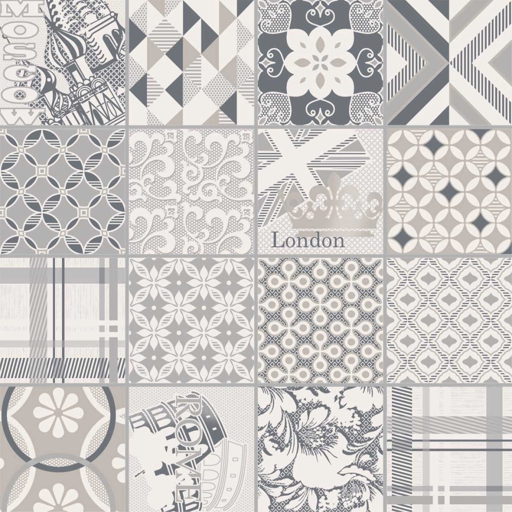 Mosaico City grigio 30x30 cm
