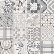 Mosaico City grigio 30x30 cm