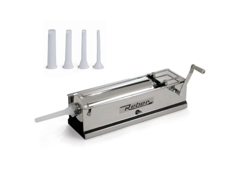 Insaccatrice Manuale Orizzontale Reber 5 Kg INOX | Igiene e Affidabilità