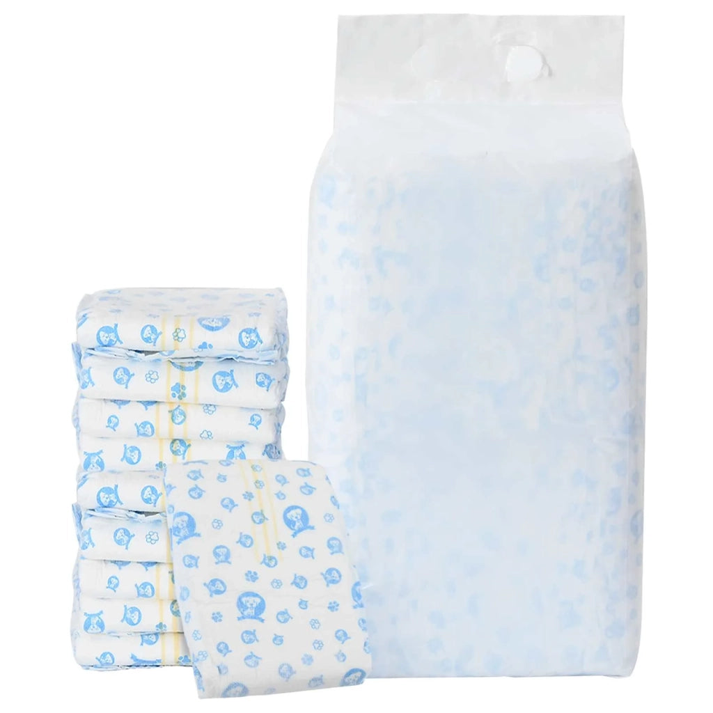 Pannolino usa e getta per cani maschi 30 pz Bianco L CFW7308078