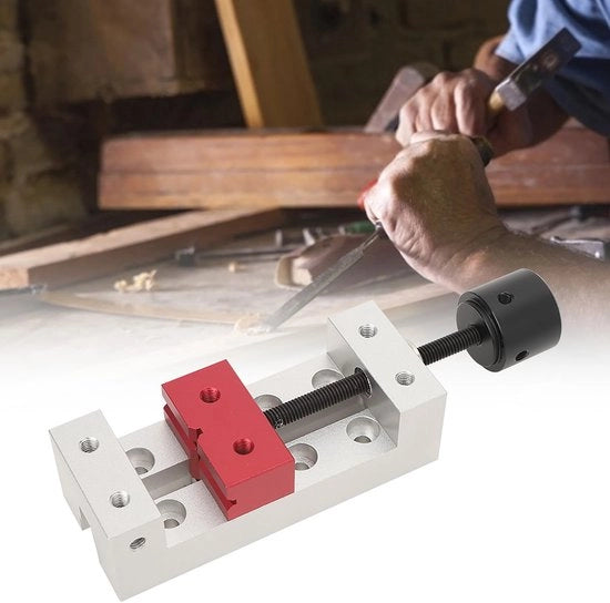 Pannello di fissaggio mini in alluminio - 50 mm - Lavorato con tecnica CNC - Sostenibile - Facile da utilizzare - Resistente allo scorrimento - Fermo