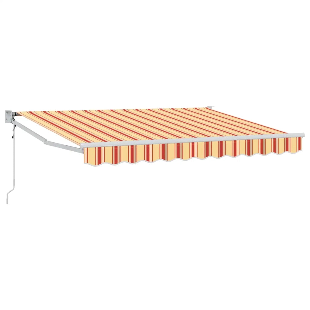 Tenda da Sole Giallo, Arancione e Bianco 2,5 x 2 m 3418950