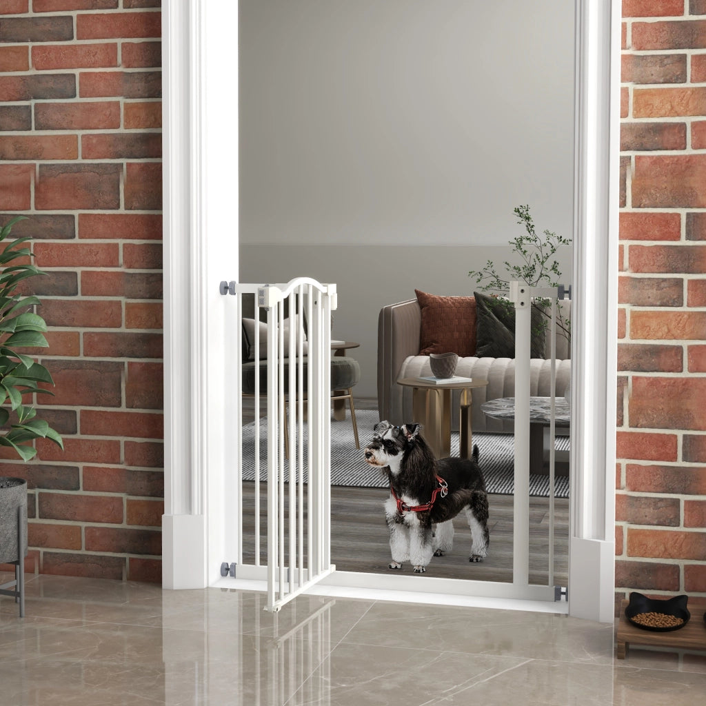 Barriera per Cani Porta Scala Bianco ¨C Minimal ¨C 74-94 cm