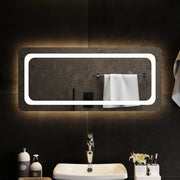 Specchio da Bagno con Luci LED 90x40 cm 151788