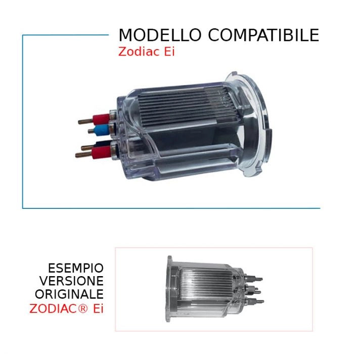 17b - Cella Elettrolitica Originale Per Sterilizzatore A Sale Zodiac Ei 17