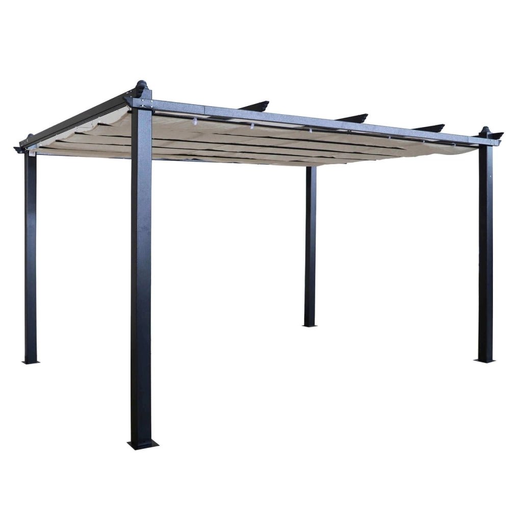 Gazebo da Giardino 3x4 in alluminio e acciaio - DRALE