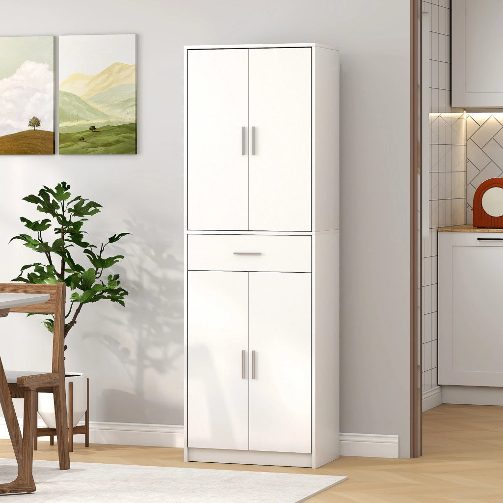 Armadio da cucina ¨C zephmum ¨C bianco, multistrato