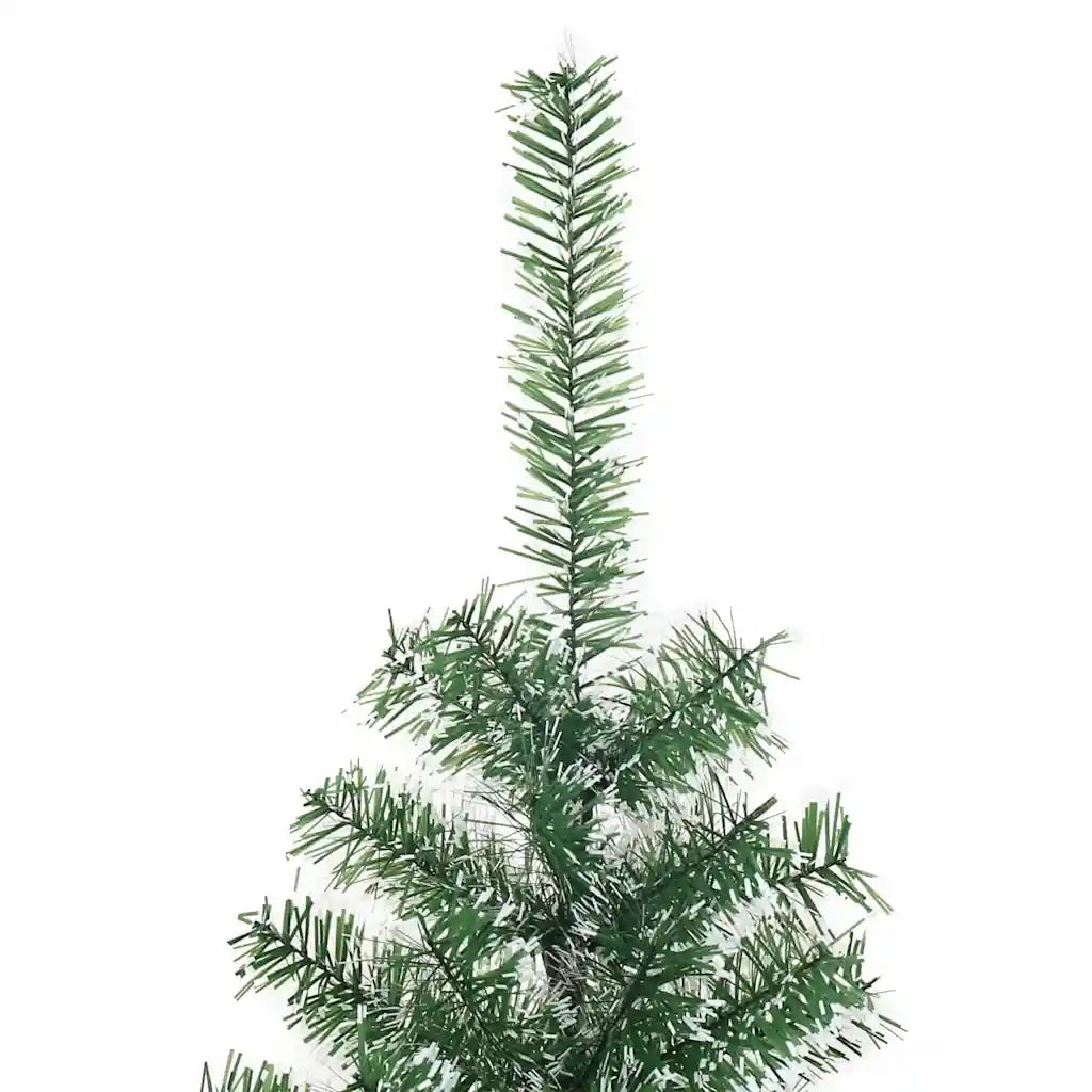Albero di Natale Artificiale Imbiancato con Luci LED 150 cm 3396809