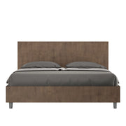 BS COM Letto matrimoniale con rete 160x200 noce