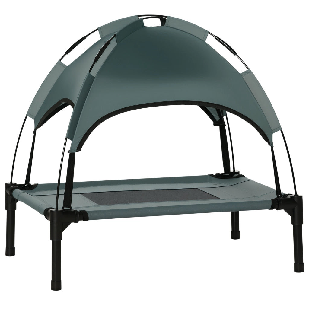 Cuccia per Cani con Baldacchino ¨C Minimal ¨C Grigio 61x46x62 cm