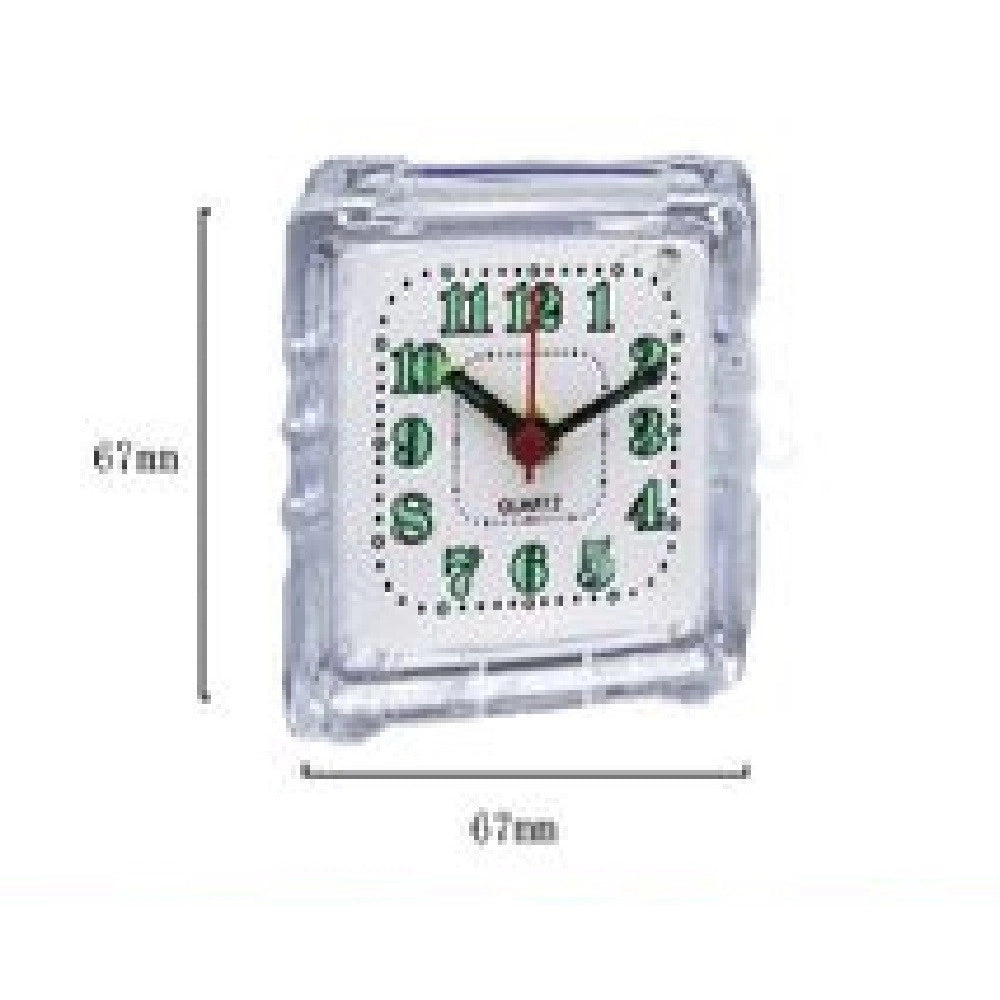 Trade Shop - Orologio Sveglia Analogica Luce Notturna Tx-9121 Allarme Tavolo Camera Silenziosa -