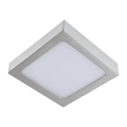 Plafoniera LED quadrata 22,5cm cromo opaco 18W 4000K Struhm