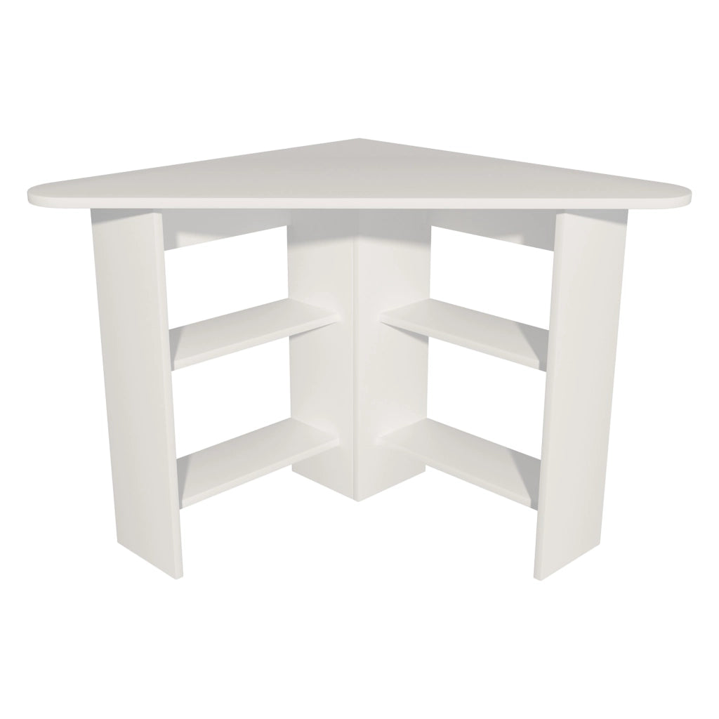 Mamette, Scrivania Angolare, 80x80x74h cm Bianco