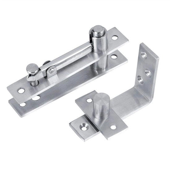 Cuscinetto di Rotazione in Acciaio Inossidabile - 360 Gradi Rotativo - Adatto per Porte in Legno/Metallo - Duraturo - Resistente ai Colpi - Flessibile - Utilizzo Variabile - Cuscinetto di Rotazione