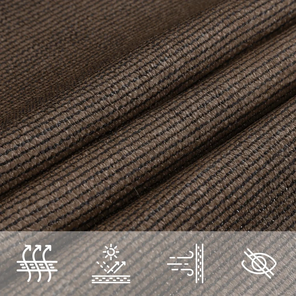 Vela Parasole 160 g/m² Marrone 6x7 m in HDPE 311799