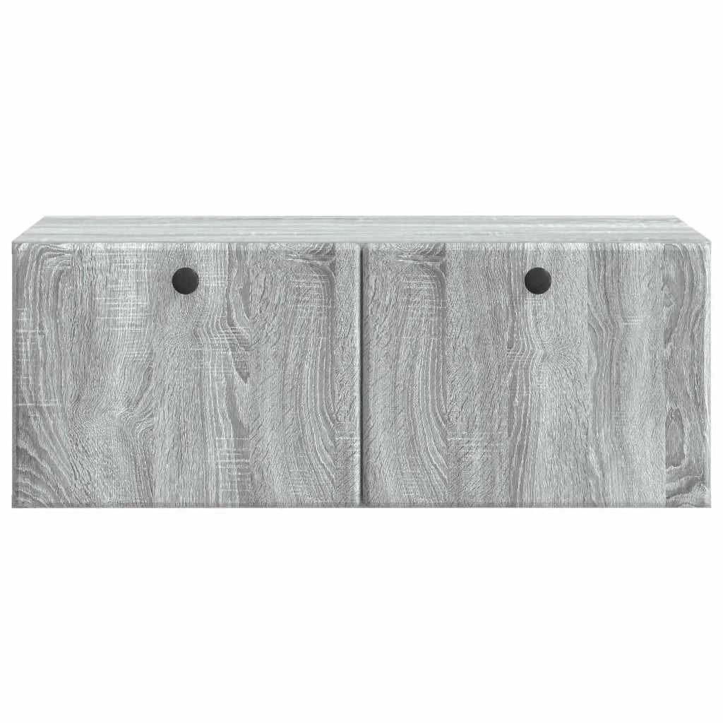 Mobile TV da Muro | Armadietto TV | Mobile Porta TV 78,5 x 41 x 30 cm Sonoma grigio