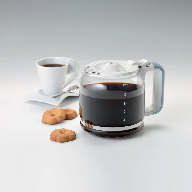 Macchina per caffè americano - 12 tazze - Caraffa in vetro - Programmazione 24h - Autospegnimento - 2000W - Verde