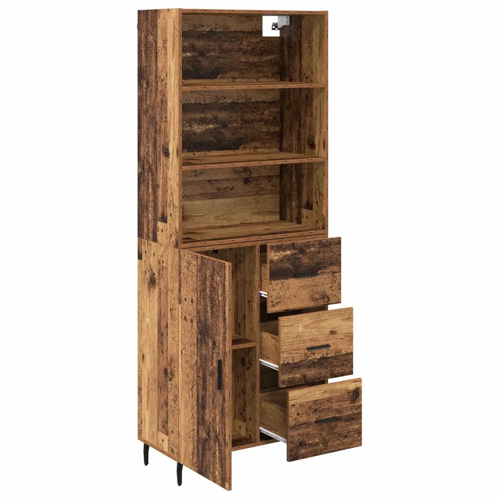 Credenza con cassetto 2 pcs Legno vecchio Legno multistrato 3415816