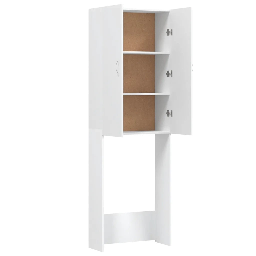 Mobile per Lavatrice Bianco 64x25,5x190 cm 808413