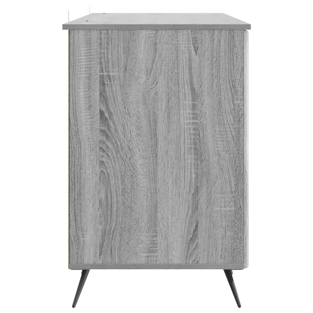 Scrivania | Tavolo da Ufficio Grigio Sonoma 142,5 x 50 x 75 cm Legno ingegnerizzato
