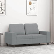 Divano a 2 Posti-Sofa 2 Posti Grigio Chiaro 120 cm in Tessuto 284937