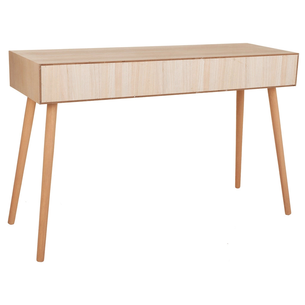 Mobile ingresso in MDF e griglia, marrone, 120x42x79