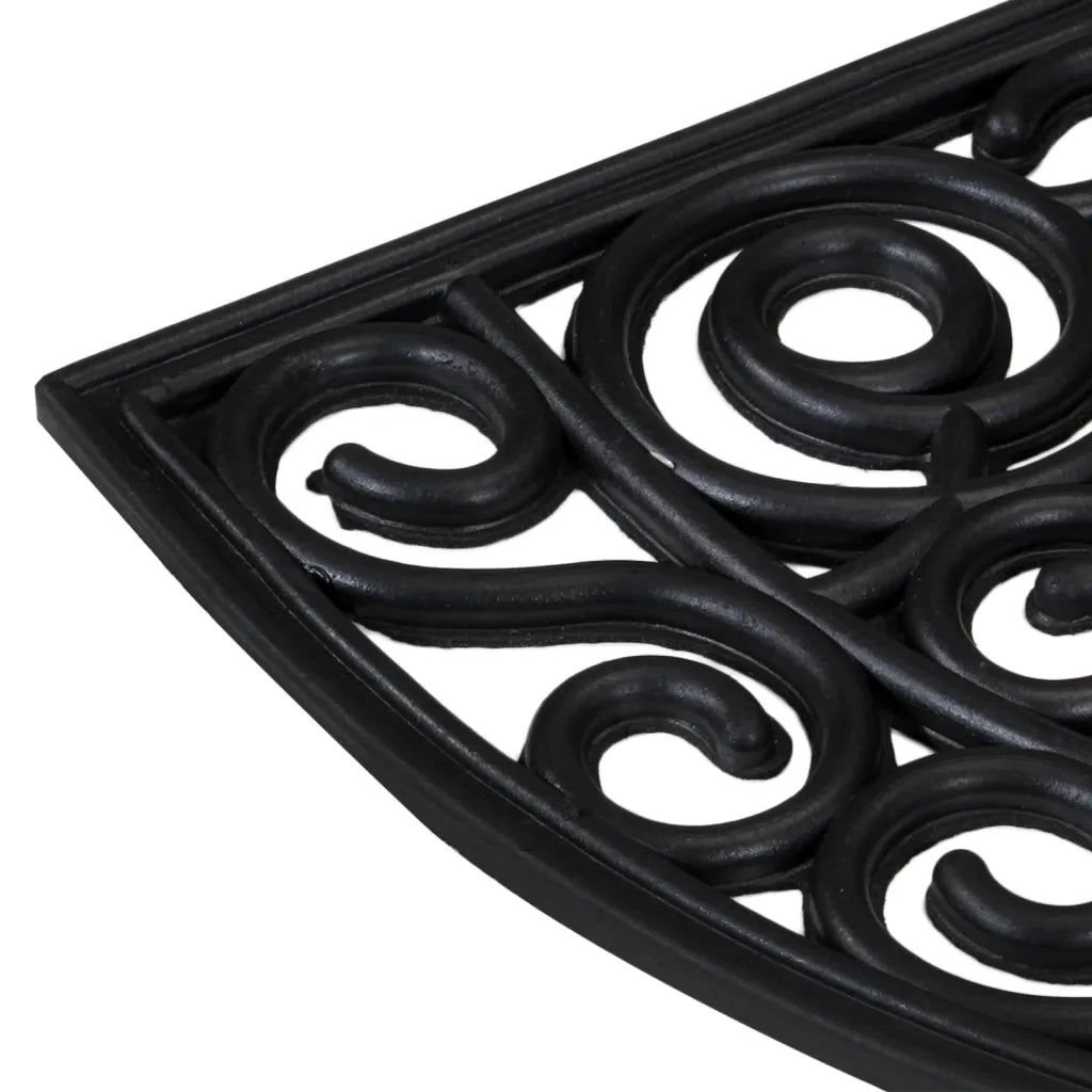 Zerbino Mezzo Rotondo 45x75 cm in Gomma 155661