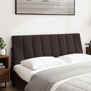 Cuscino Testiera Hanko Marrone Scuro 120 cm in Tessuto 4019159