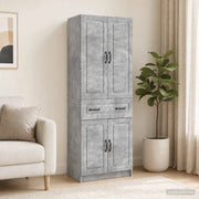 Set di armadi 2 pz Grigio Cemento Legno ingegnerizzato 3416991