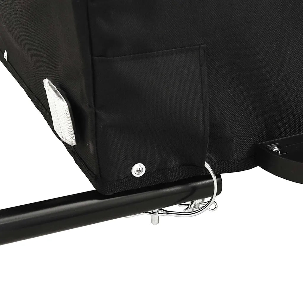 Rimorchio da Bici Nero e Verde 45 kg in Ferro 94116