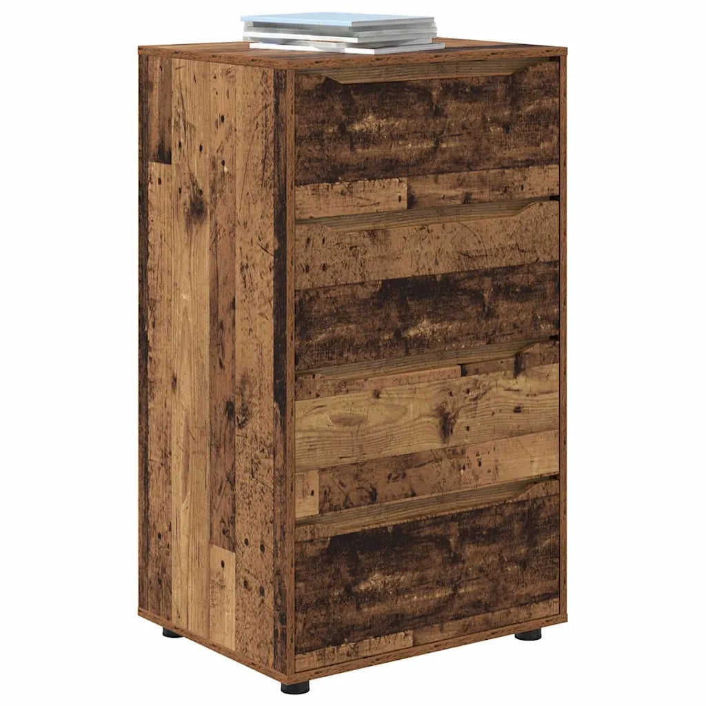 Armadi di Stoccaggio 2 pcs Legno vecchio 60 x 48 x 105 cm