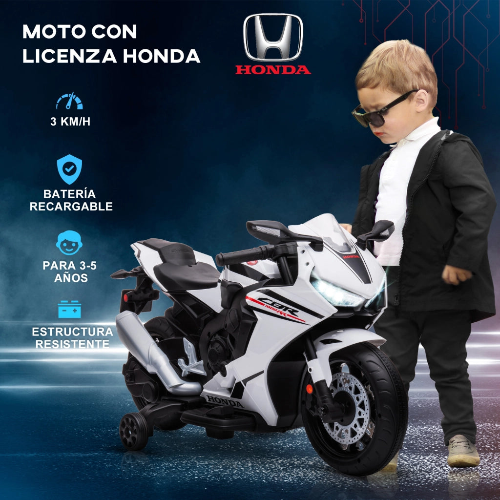 Moto Elettrica per Bambini ¨C Minimal ¨C Bianco