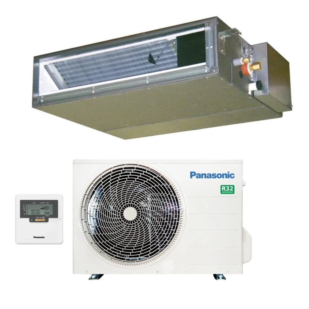 Climatizzatore Condizionatore Panasonic Canalizzato Canalizzabile Inverter a bassa pressione 9000 Btu CS-Z25UD3EAW + CU-Z25UBEA R-32 Wi-Fi Optional Classe A+ con Comando a Filo Incluso