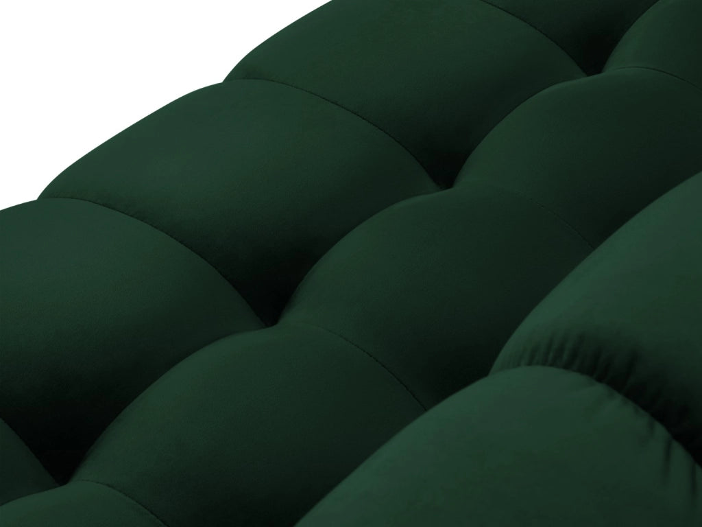 Cosmopolitan Design - Divano "Bali" 2 posti in velluto verde bottiglia 