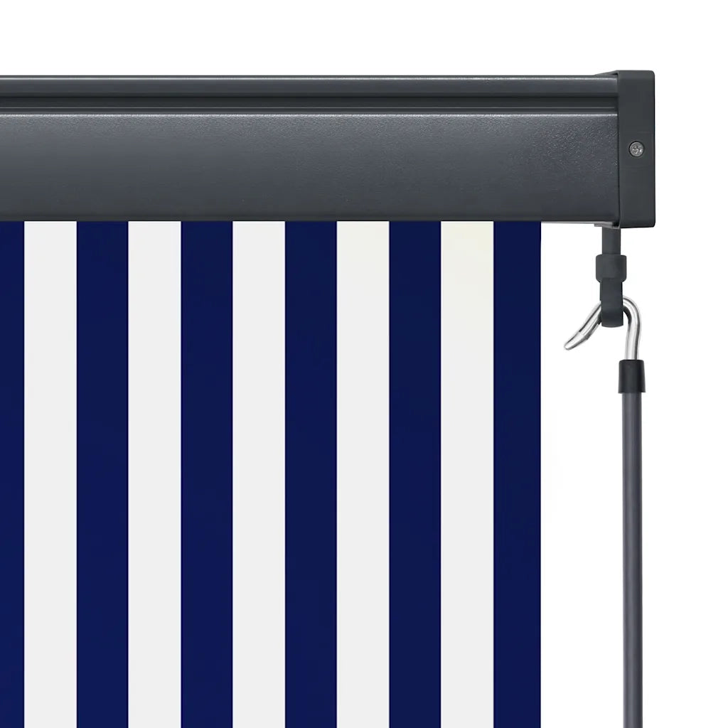 Tenda a rullo | Tenda avvolgibile per Esterni 140x250 cm Blu e Bianca