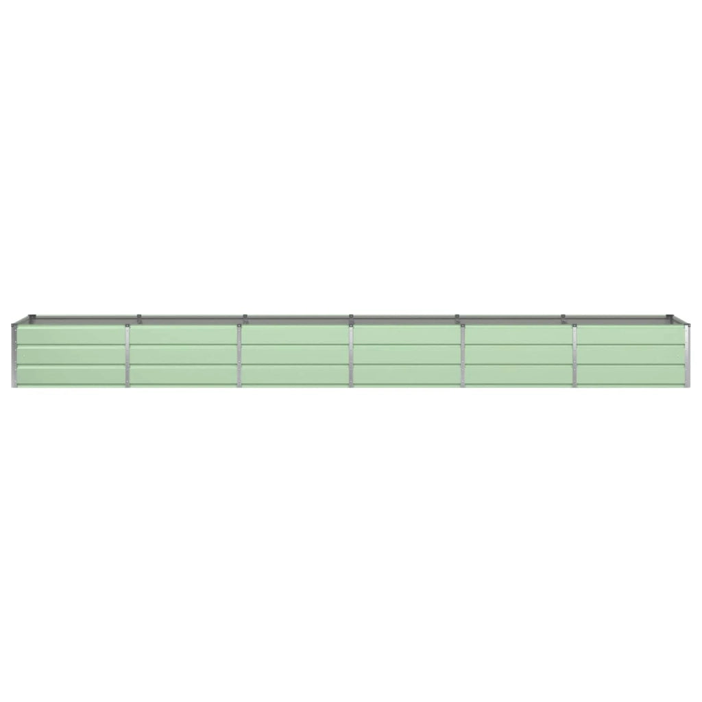 Fioriera moderna o da interno 480 x 80 x 45 cm design industriale versatile in acciaio verde 02_0059273