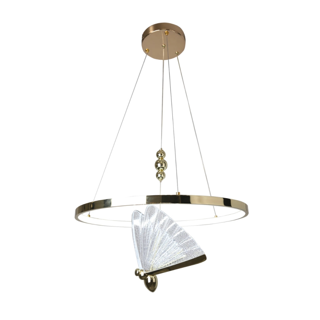 Lampada a sospensione Marissa Ring oro LED CCT 33W