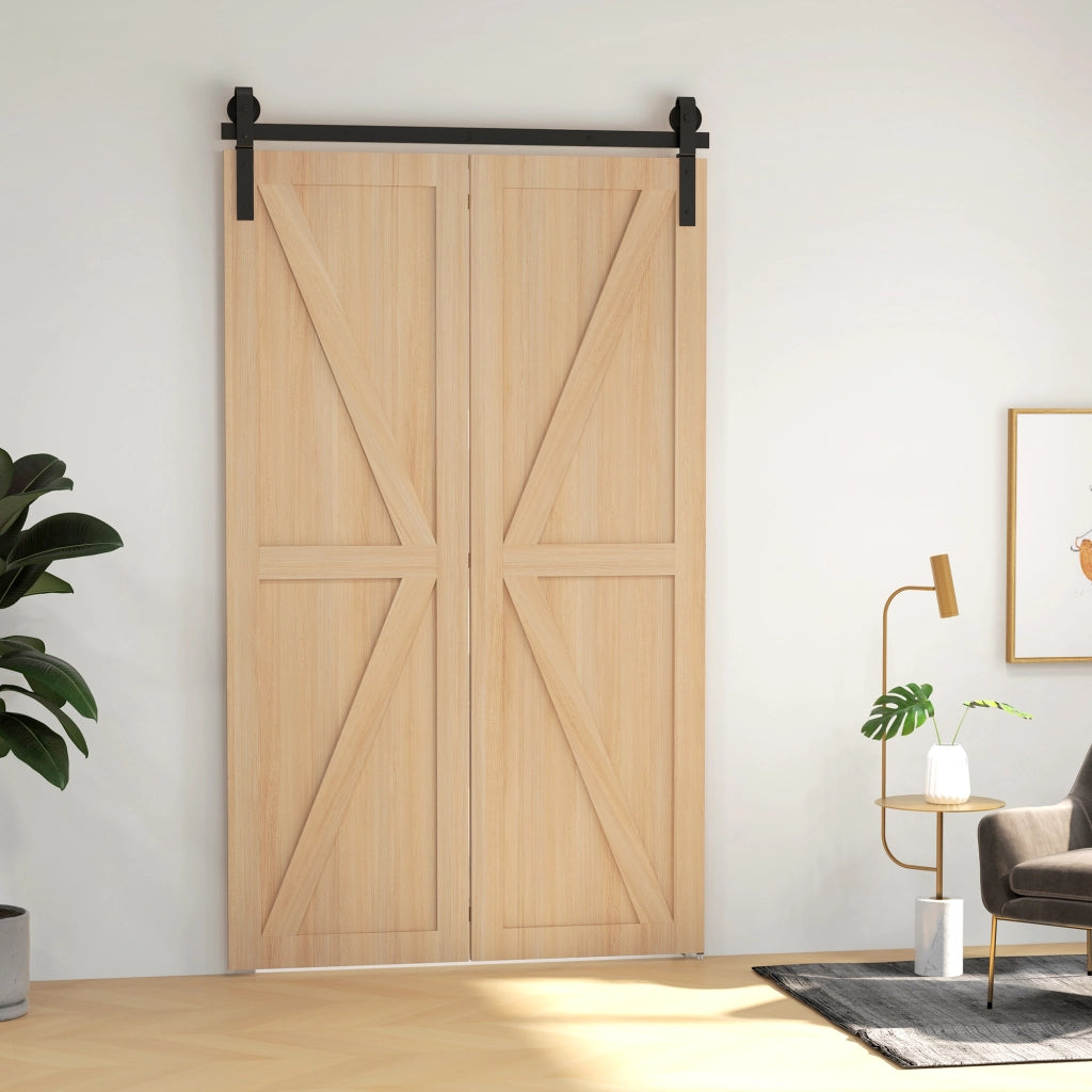 Porta scorrevole pieghevole ¨C Minimal ¨C 122 cm nero