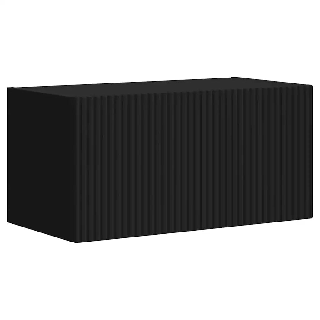Mobile TV da parete 2 pcs Nero 60 x 31 x 29,5 cm 892192