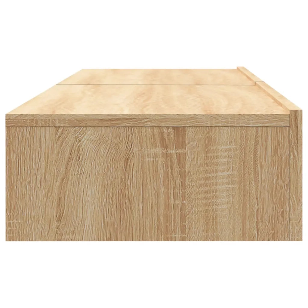 Mobili Porta TV con Luci LED 2pz | Armadietto TV | Mobile Porta TV Rovere Sonoma 60x35x15,5 cm
