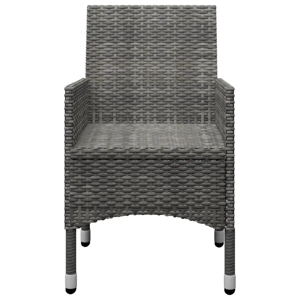 Set Mobili da Pranzo per Giardino 7 pz Grigio 3067766