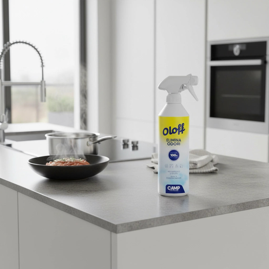 Camp oloff 500 ml elimina odori istantaneo per superfici e tessuti