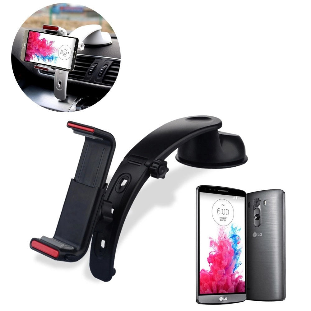Trade Shop - Supporto Jhd-301 Auto Universale 360 Gradi 3 In 1 Ventosa Per Smartphone -
